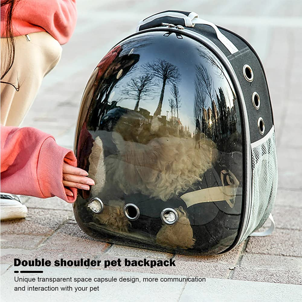 ZYHOAOE transparent capsule design lets pets observe surroundings
