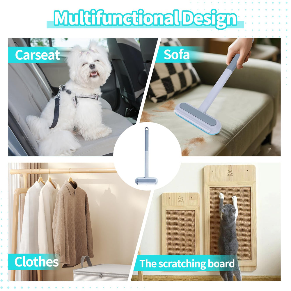 Zyluria Pet Hair Remover Brush portable-travel-case supports on-the-go cleanup.