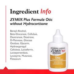 Dog ear image showing Zymox Otic Plus being applied