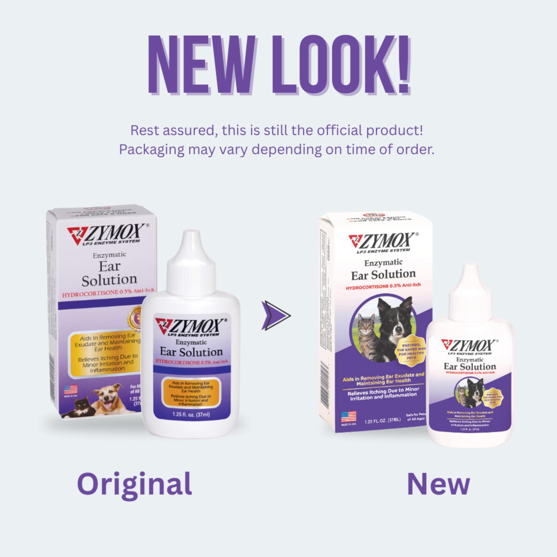 Zymox ear-solution nozzle-application shows gentle delivery for itchy ears