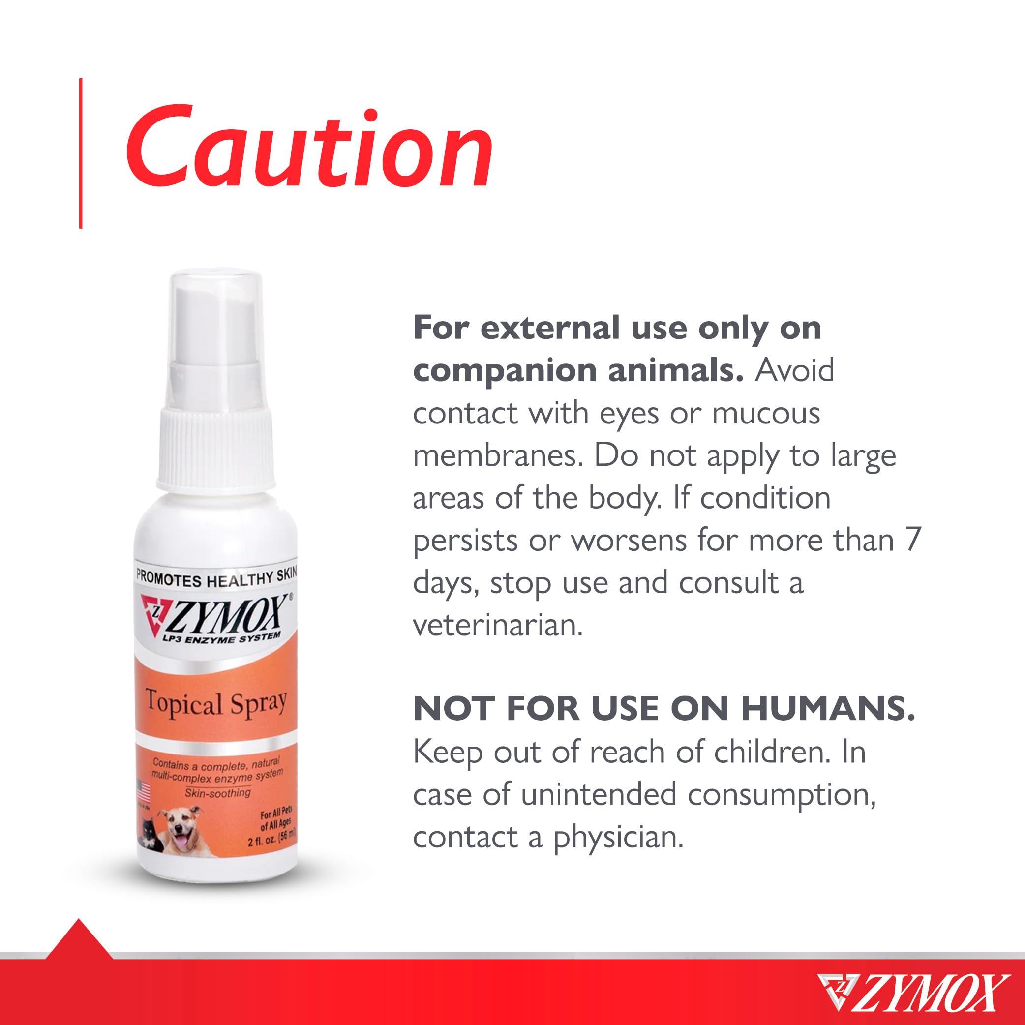 Zymox Pet Spray cat application for feline skin care
