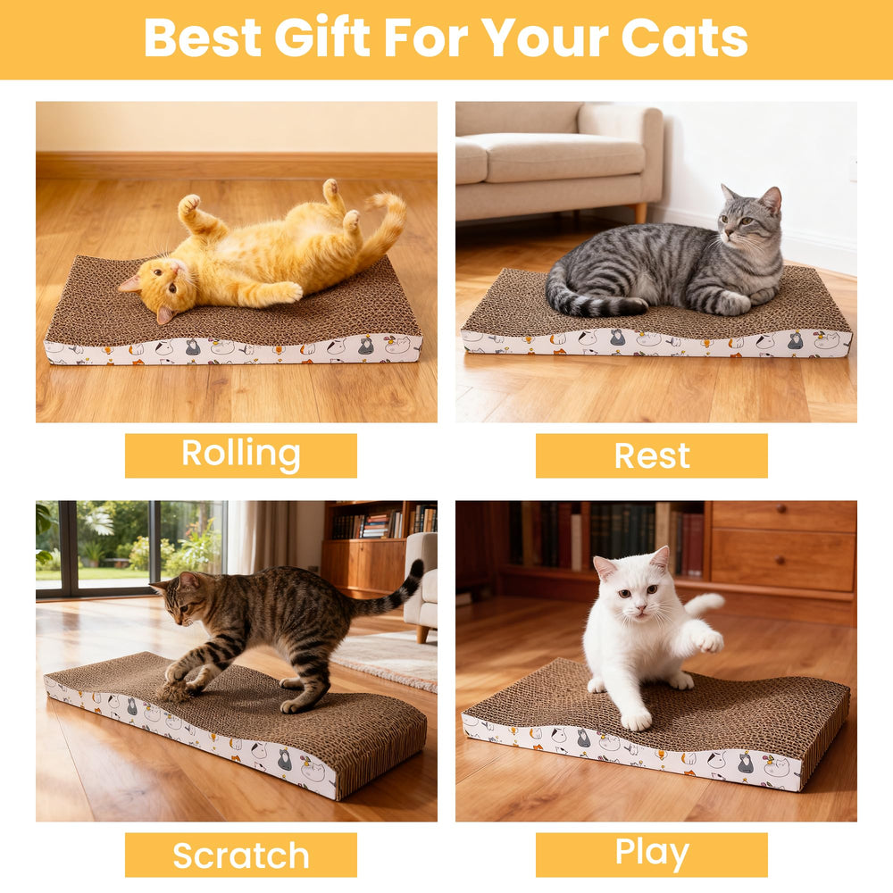Zynfylus cat scratcher furniture protection shows claws redirected from sofas.