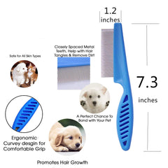zyoung multiuse dog grooming comb for crust removal and edging