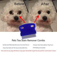 zyoung plastic tear stain tool multiuse grooming with sturdy stainless teeth