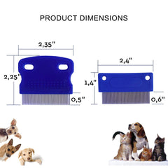 zYoung Tear Stain Remover dog comb eye-area crust-removal demonstrates safe, effective cleaning near eyes.