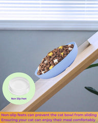 ZYUTONG whisker-friendly bowls reduce whisker contact for comfortable meals.