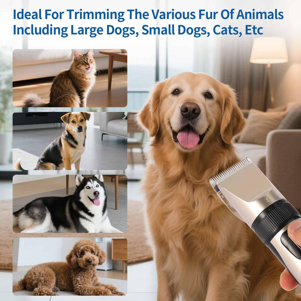 zzyzsfus-low-noise-pet-grooming-blade promotes calmer grooming sessions.